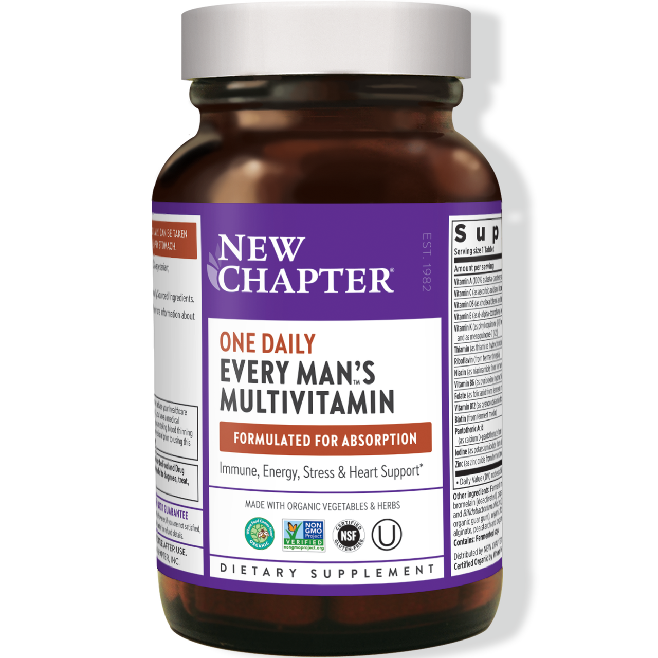 New Chapter Every Man s One Daily Multivitamin Bethesda Health